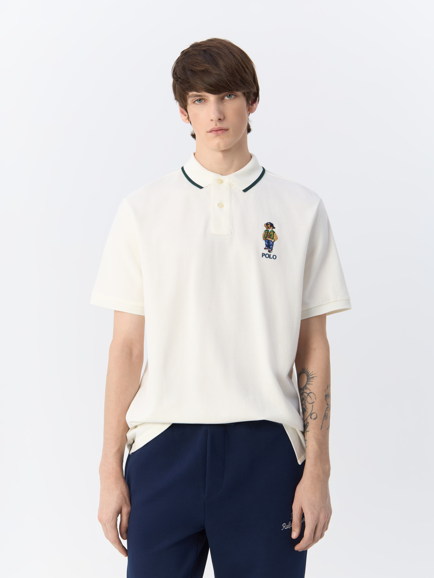 Поло Polo Ralph Lauren для мужчин, белое-004, размер XL, 710867574