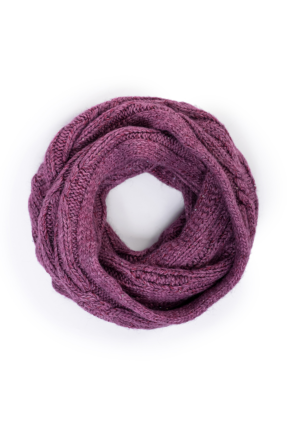

Снуд женский Baon B359535 night heather melange, 130х30 см, Фиолетовый, B359535