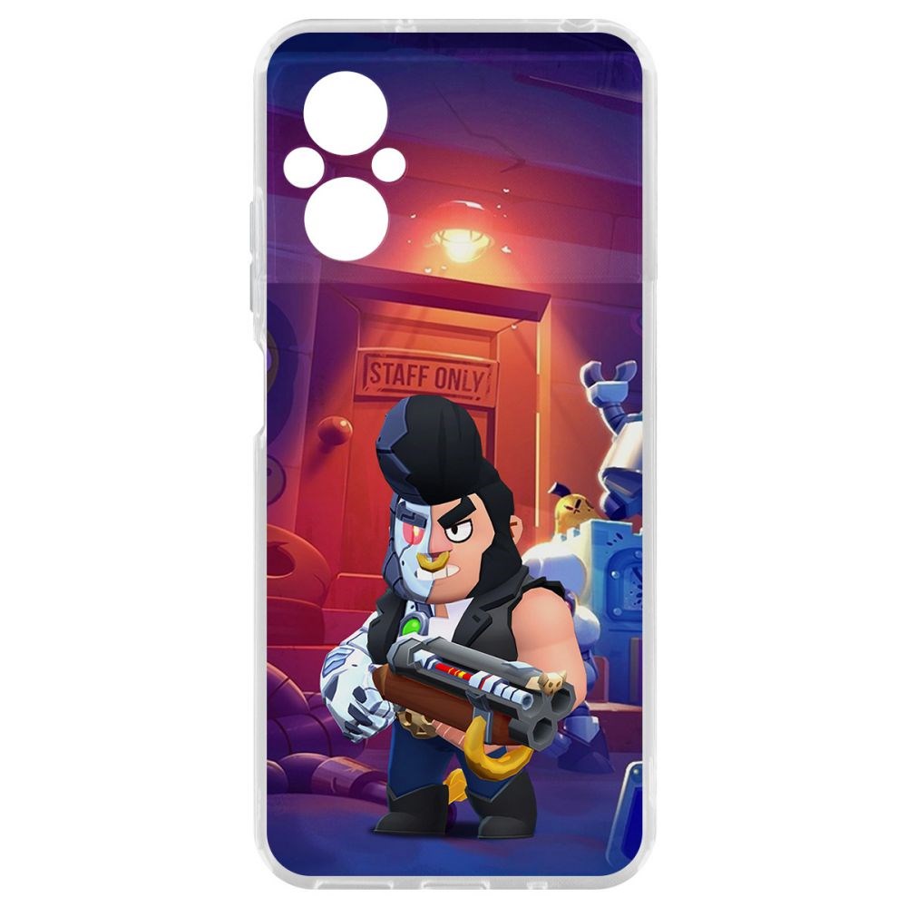 

Чехол-накладка Brawl Stars-Б-800 для Poco M5, Прозрачный
