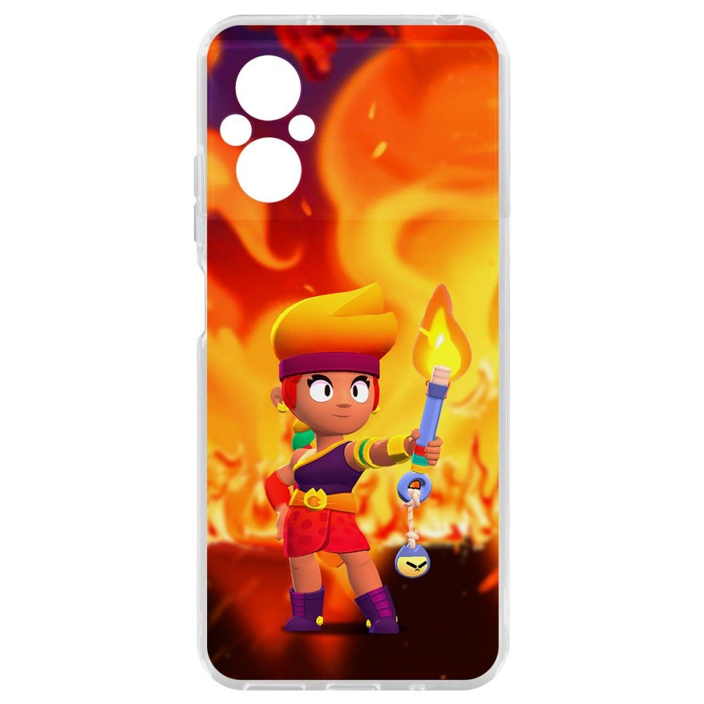 

Чехол-накладка Brawl Stars-Амбер для Poco M5, Прозрачный