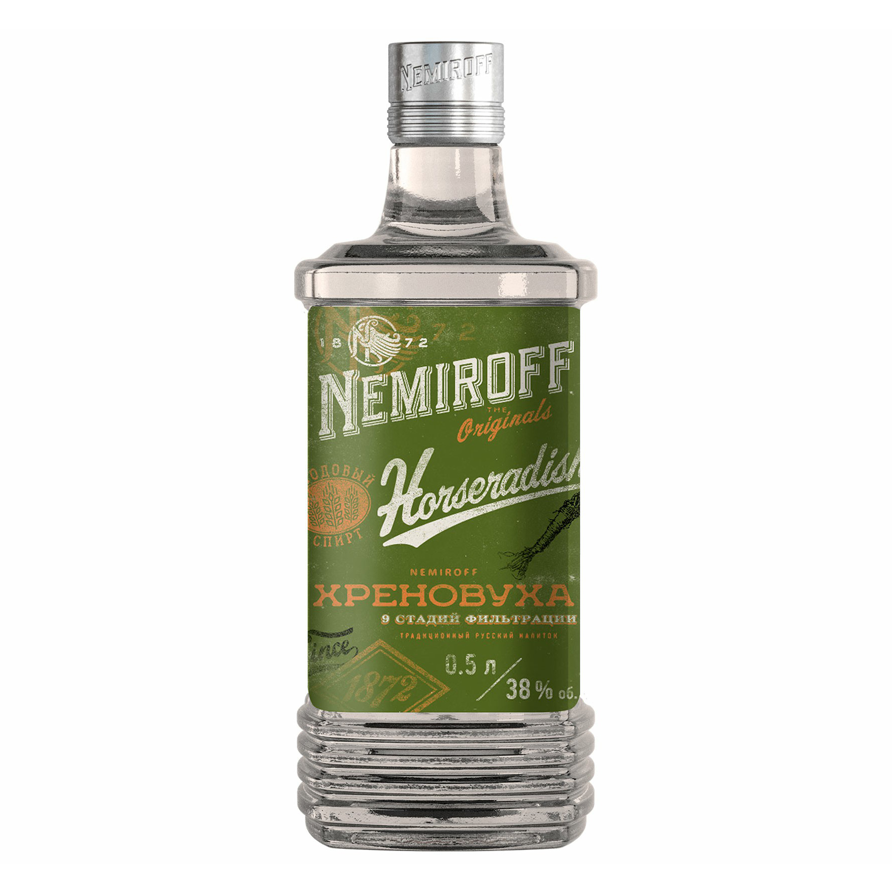 

Хреновуха Nemiroff 38% 0,5 л