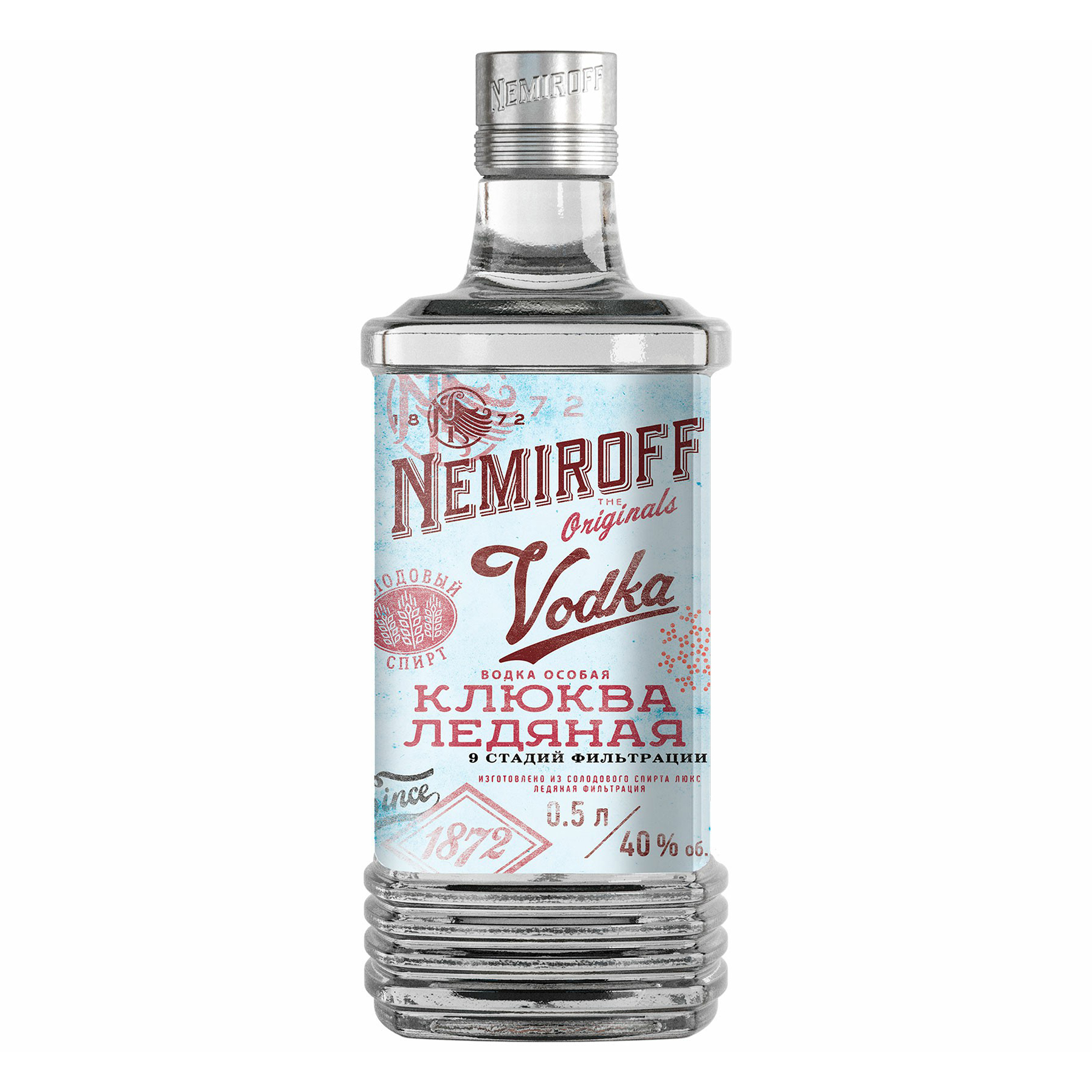 

Водка Nemiroff Особая клюква ледяная 40% 0,5 л