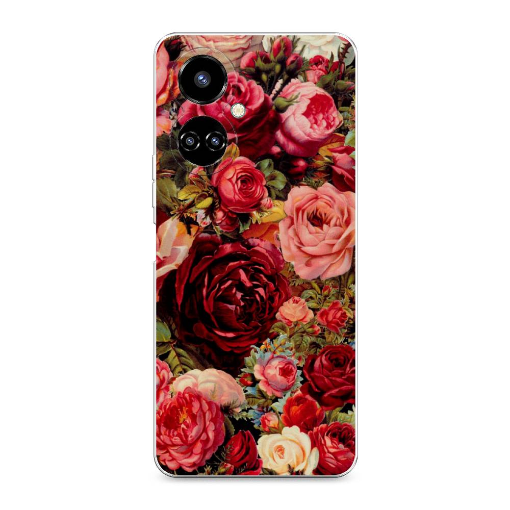 

Чехол Awog на Tecno Camon 19/19 Pro 4G "Розы винтажные", 301650-8