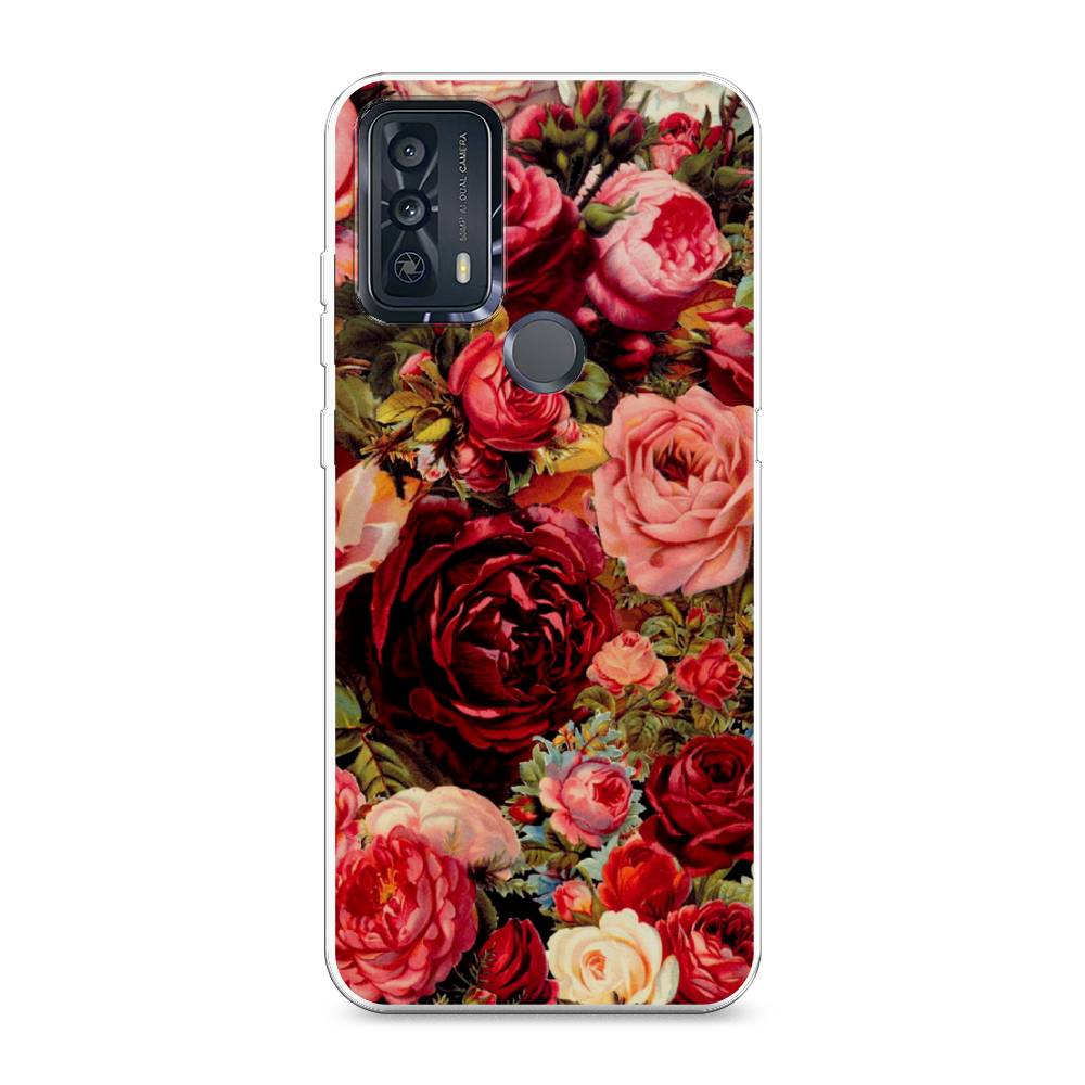 

Чехол Awog на TCL 20B "Розы винтажные", 290750-8