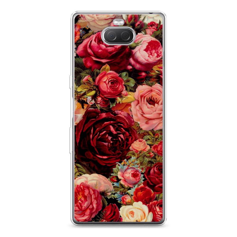 

Силиконовый чехол "Розы винтажные" на Sony Xperia XA3 Ulta, 53950-8