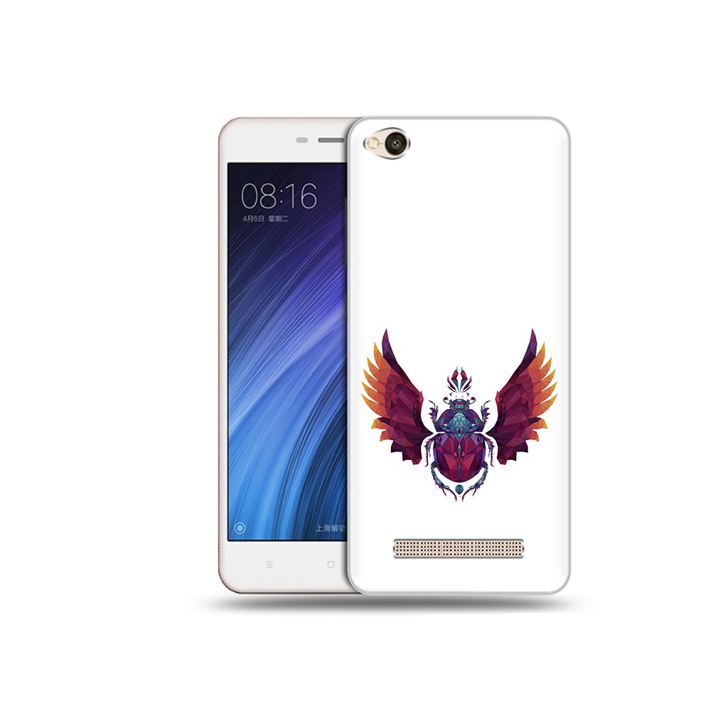 

Чехол MyPads Tocco для Xiaomi Redmi 4A алмазный скоробей (PT46130.318.219), Прозрачный, Tocco