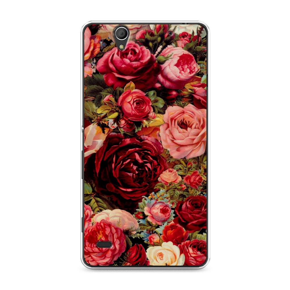

Чехол Awog на Sony Xperia C4 "Розы винтажные", 52650-8