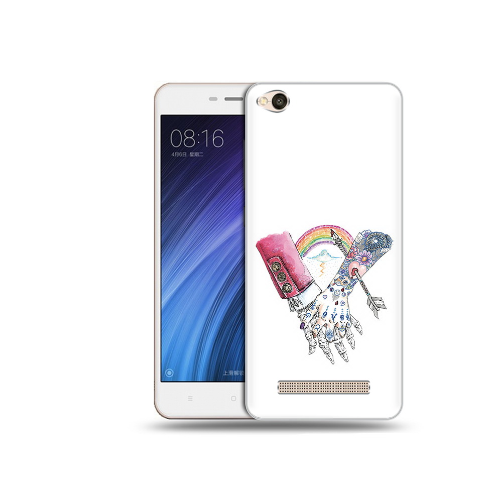 Чехол MyPads Tocco для Xiaomi Redmi 4A абстракция руки в татуировках (PT46130.318.212)