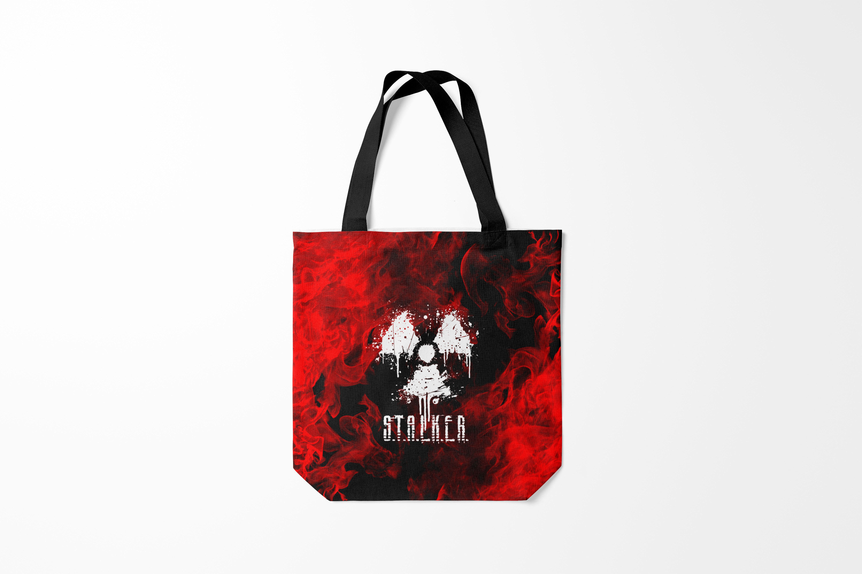 

Сумка шoппер унисекс Burnettie Stalker S.T.A.L.K.E.R. 2, черный; зеленый, Stalker S.T.A.L.K.E.R. 2