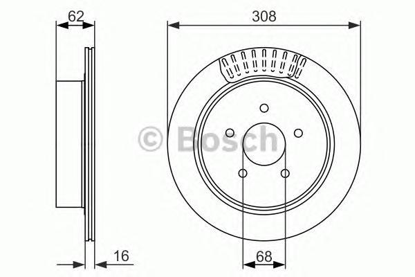 

Тормозной Диск Bosch 0986479606