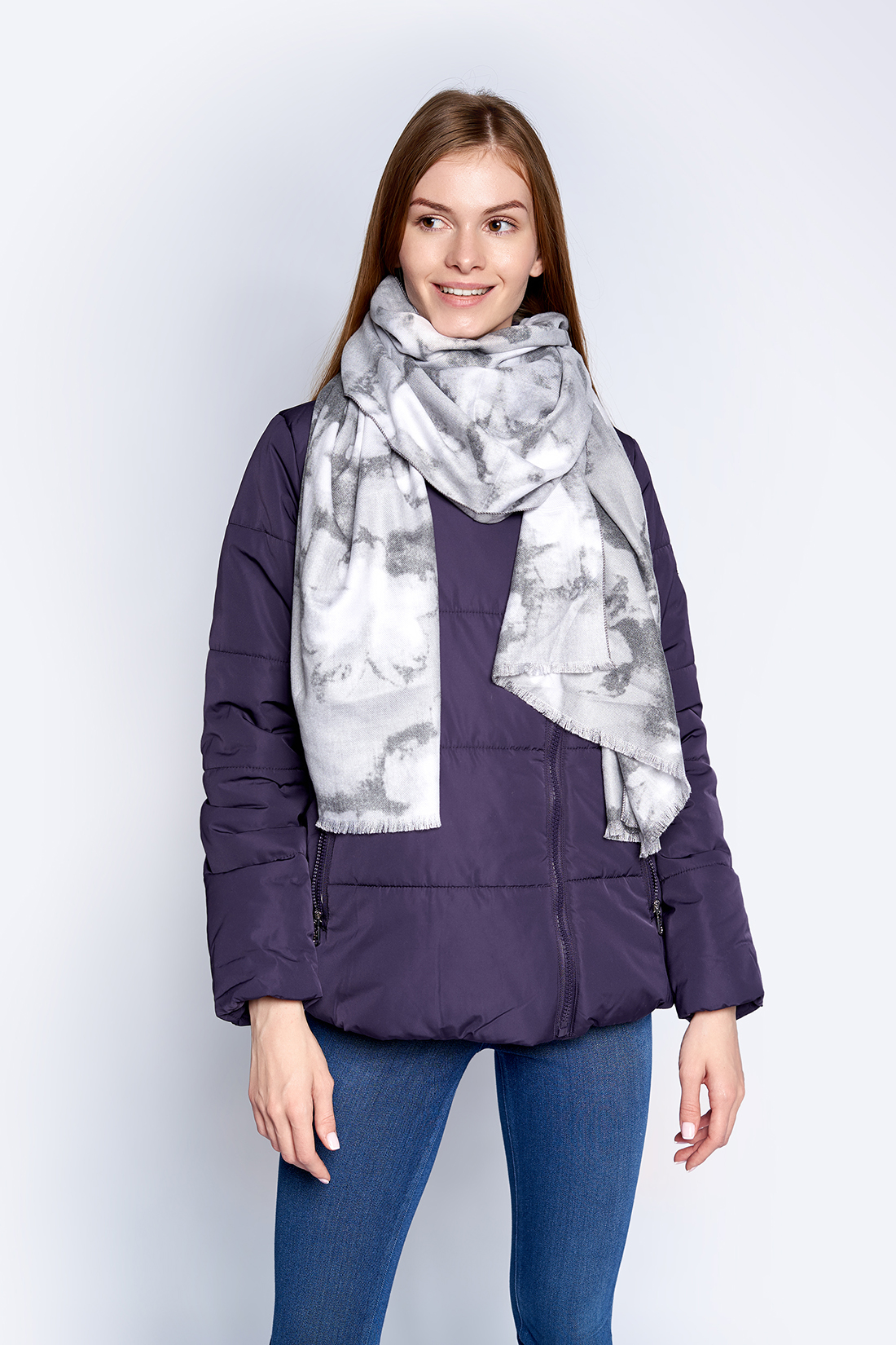 

Палантин женский Baon B359501 grey, 180х70 см, B359501