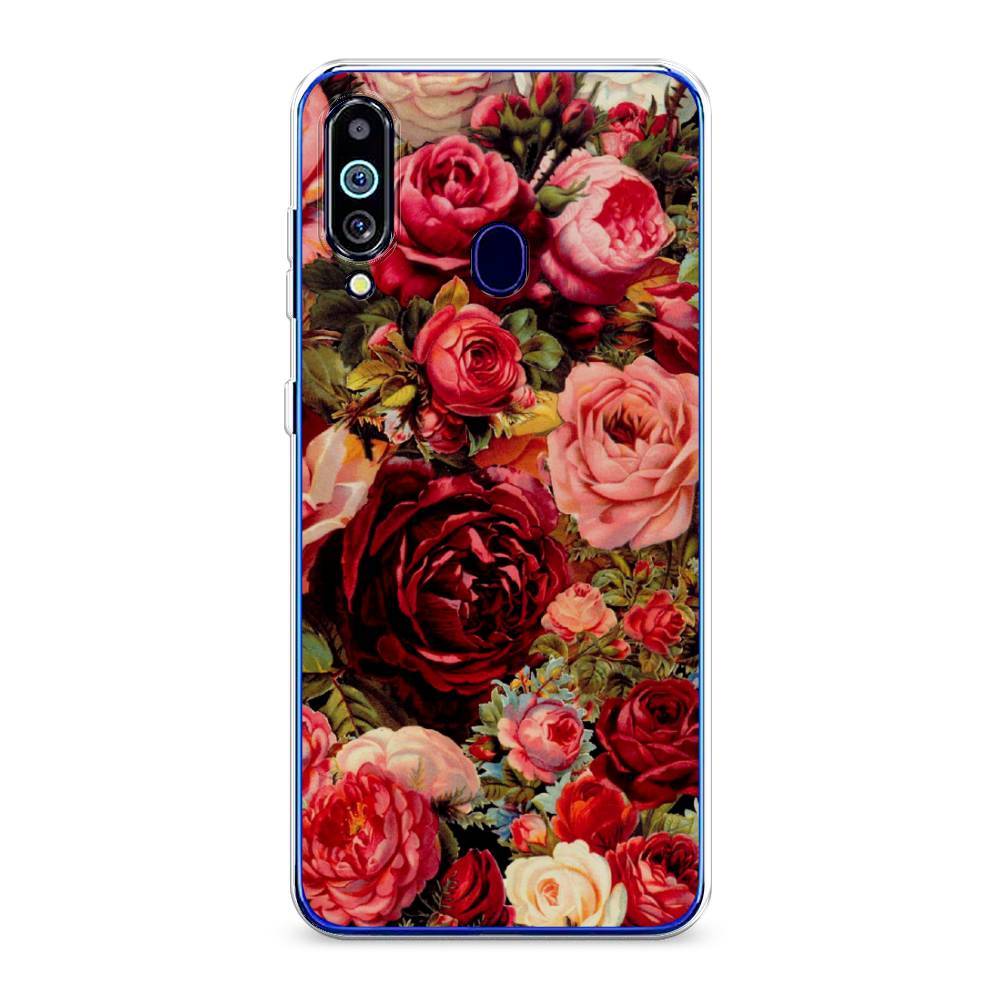 

Чехол Awog на Samsung Galaxy M40/A60 "Розы винтажные", 28750-8