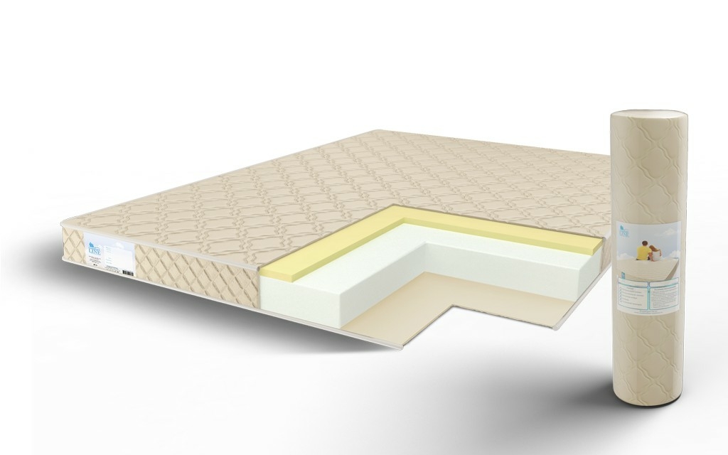 

Матрас Comfort Line Memory Eco Roll 70х190, Бежевый;белый;серый;серебристый, Memory Eco Roll