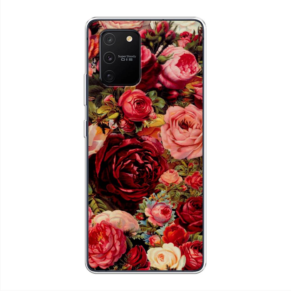 

Чехол Awog на Samsung Galaxy A91/S10 Lite "Розы винтажные", 29950-8
