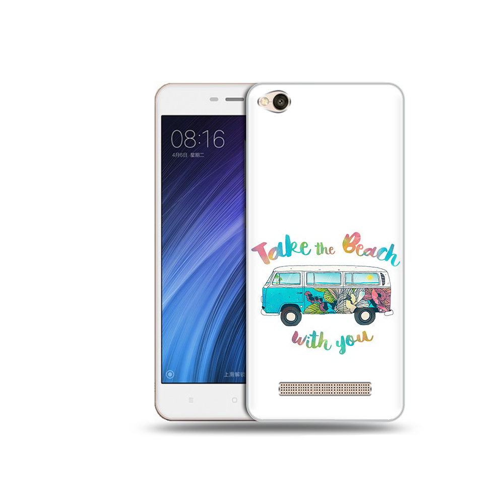 

Чехол MyPads Tocco для Xiaomi Redmi 4A Хиппи автобус (PT46130.318.190), Прозрачный, Tocco
