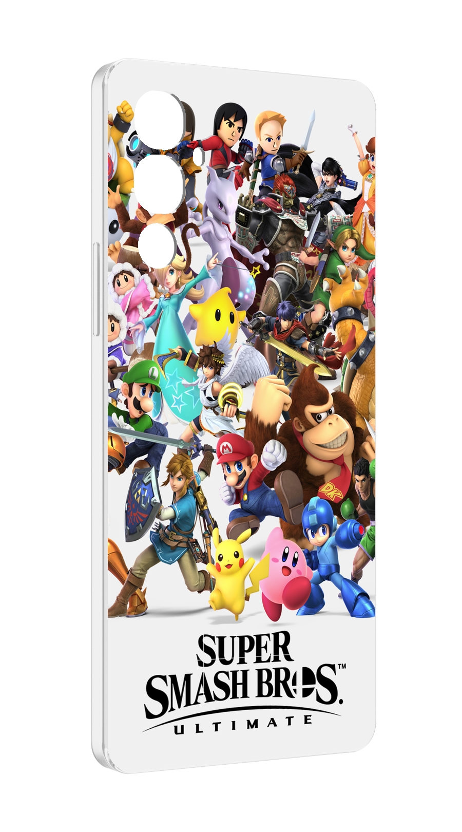 

Чехол MyPads Super Smash Bros для Tecno Pova 4, Прозрачный, Tocco