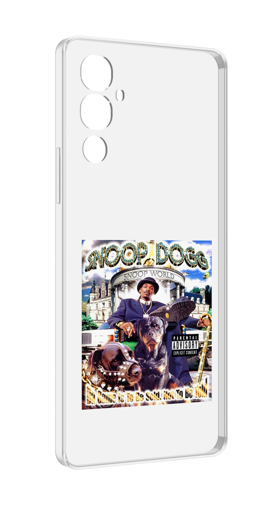 

Чехол MyPads Snoop Dogg DA GAME IS TO BE SOLD, NOT TO BE TOLD для Tecno Pova 4, Прозрачный, Tocco