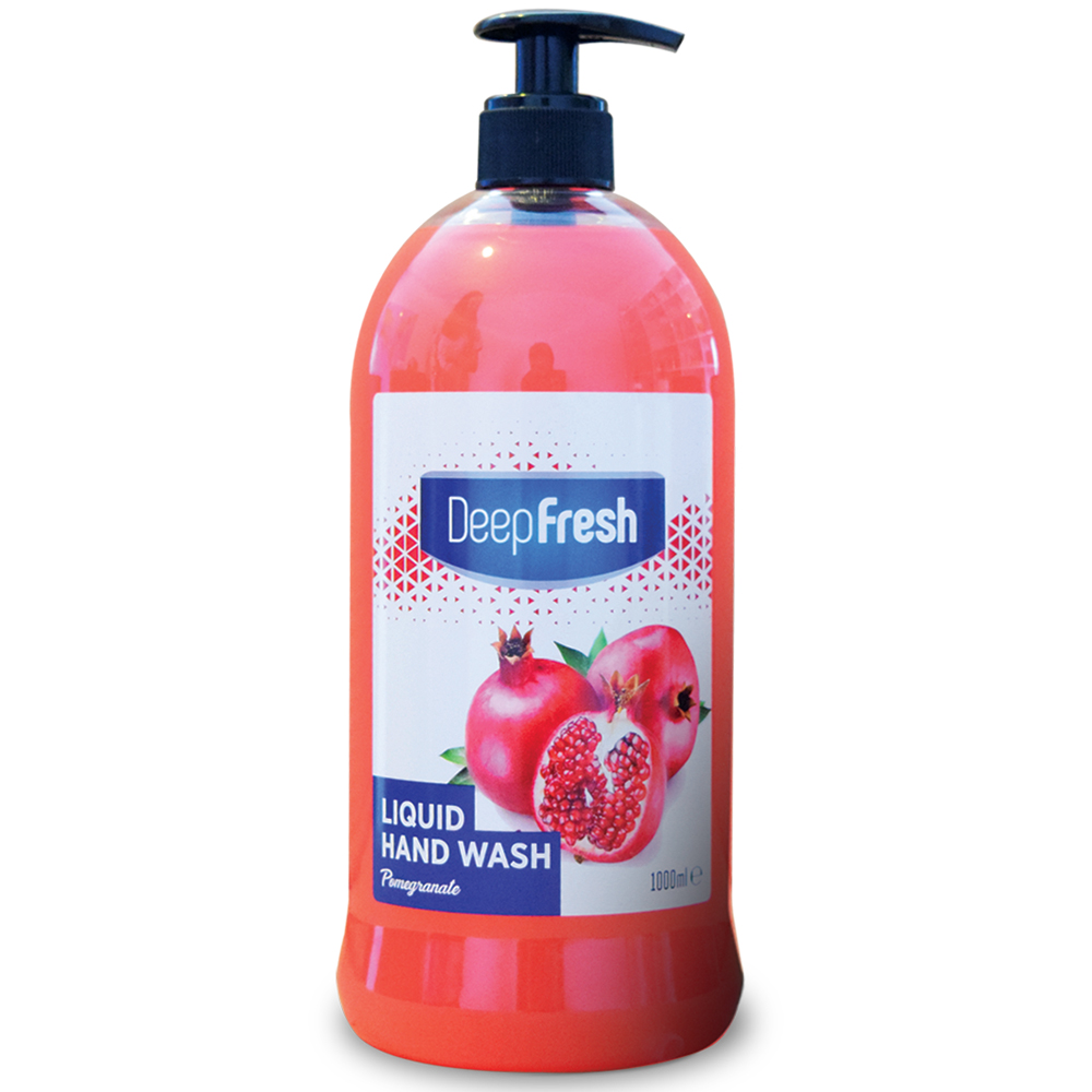 

Увлажняющее жидкое мыло Deep Fresh семейное "Гранат" с дозатором, Жидкое мыло