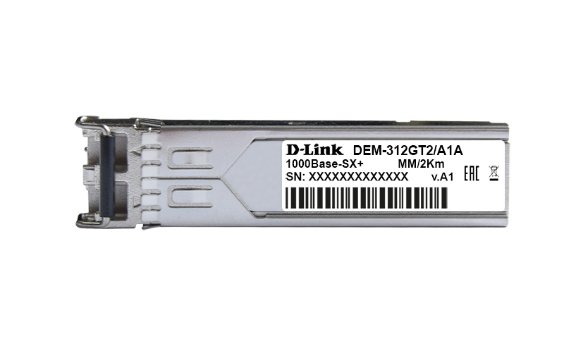 

Трансивер D-Link (DEM-312GT2/DD/F1A), Серебристый