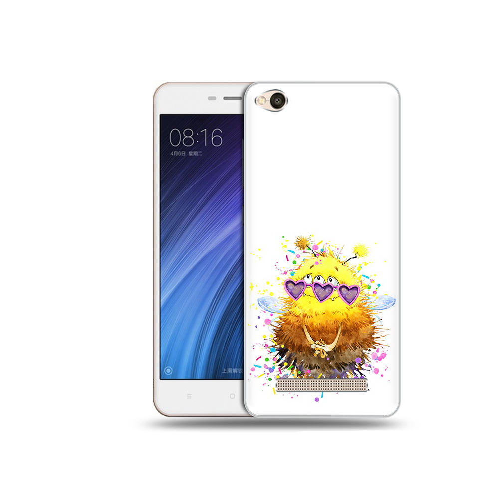 

Чехол MyPads Tocco для Xiaomi Redmi 4A Пушитый шмель (PT46130.318.143), Прозрачный, Tocco