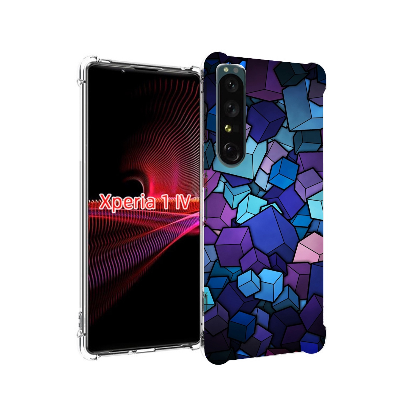 

Чехол накладка MyPads лепестки для Sony Xperia 1 IV, Прозрачный, Tocco