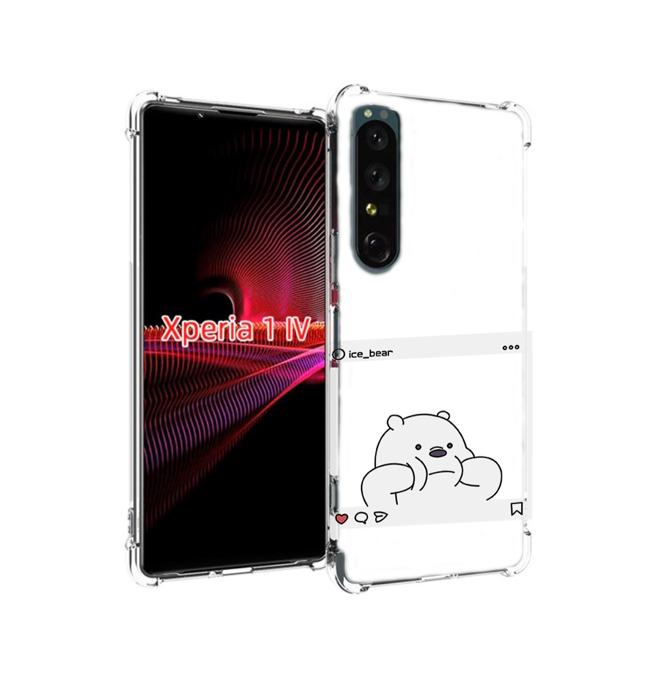 

Чехол накладка MyPads ледяной-медведь для Sony Xperia 1 IV, Прозрачный, Tocco