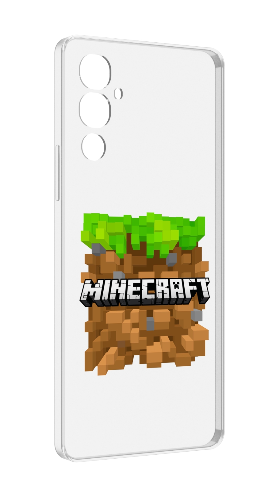 Чехол MyPads Minecraft-2 для Tecno Pova 4