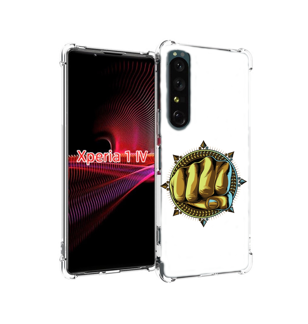 

Чехол накладка MyPads кулак для Sony Xperia 1 IV, Прозрачный, Tocco