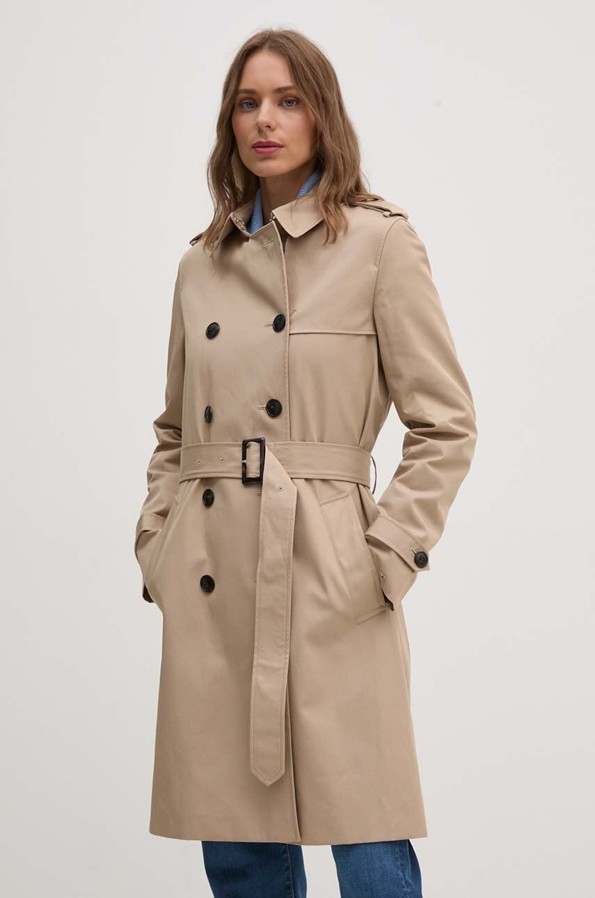 Плащ Tommy Hilfiger для женщин бежевый-AEG размер 40 WW0WW42133 39890₽