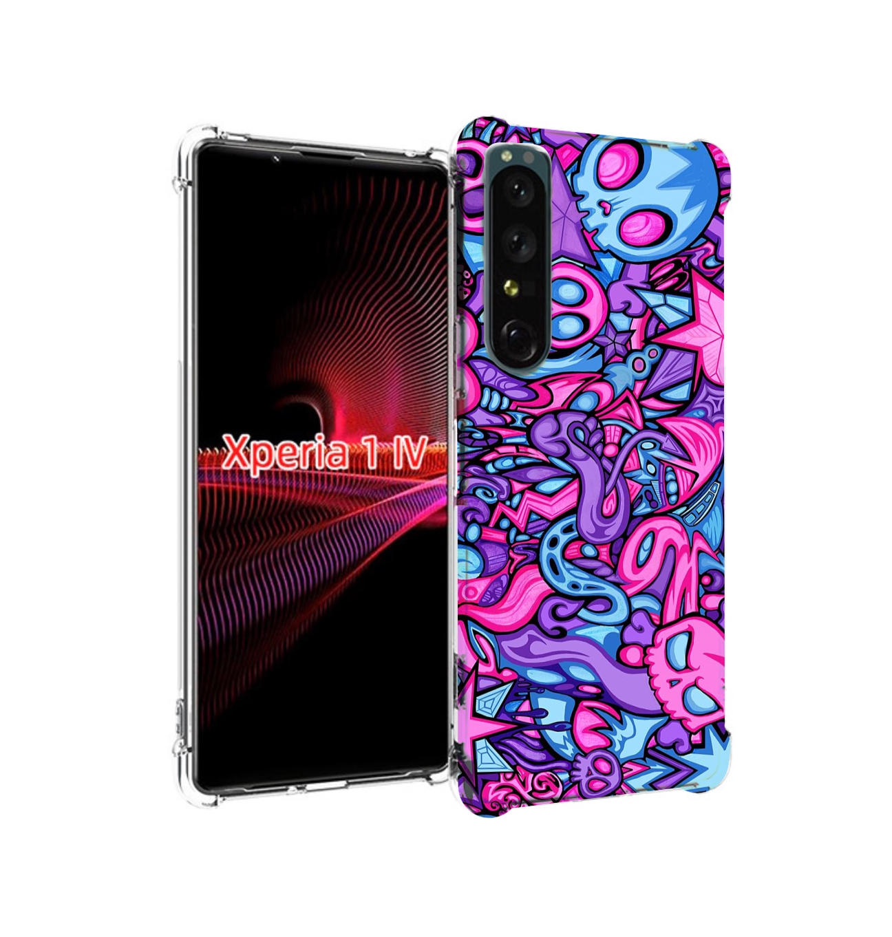 

Чехол накладка MyPads крутой-паттерн для Sony Xperia 1 IV, Прозрачный, Tocco