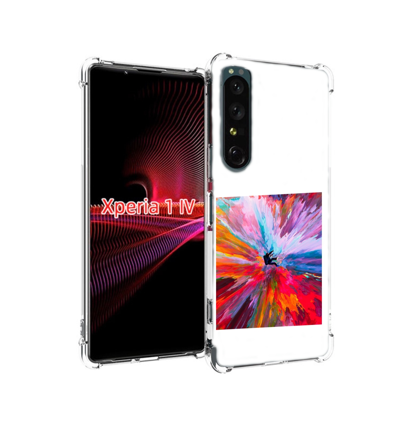 

Чехол накладка MyPads красочный астранавт для Sony Xperia 1 IV, Прозрачный, Tocco