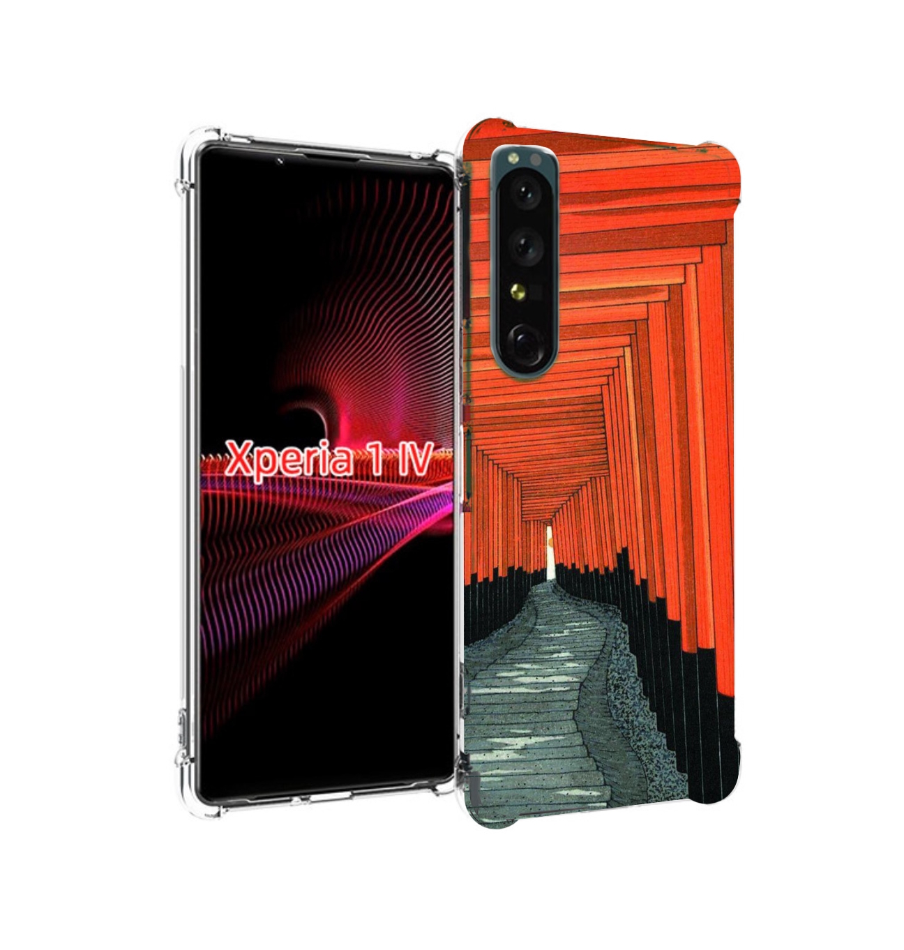 

Чехол накладка MyPads красный коридор для Sony Xperia 1 IV, Прозрачный, Tocco