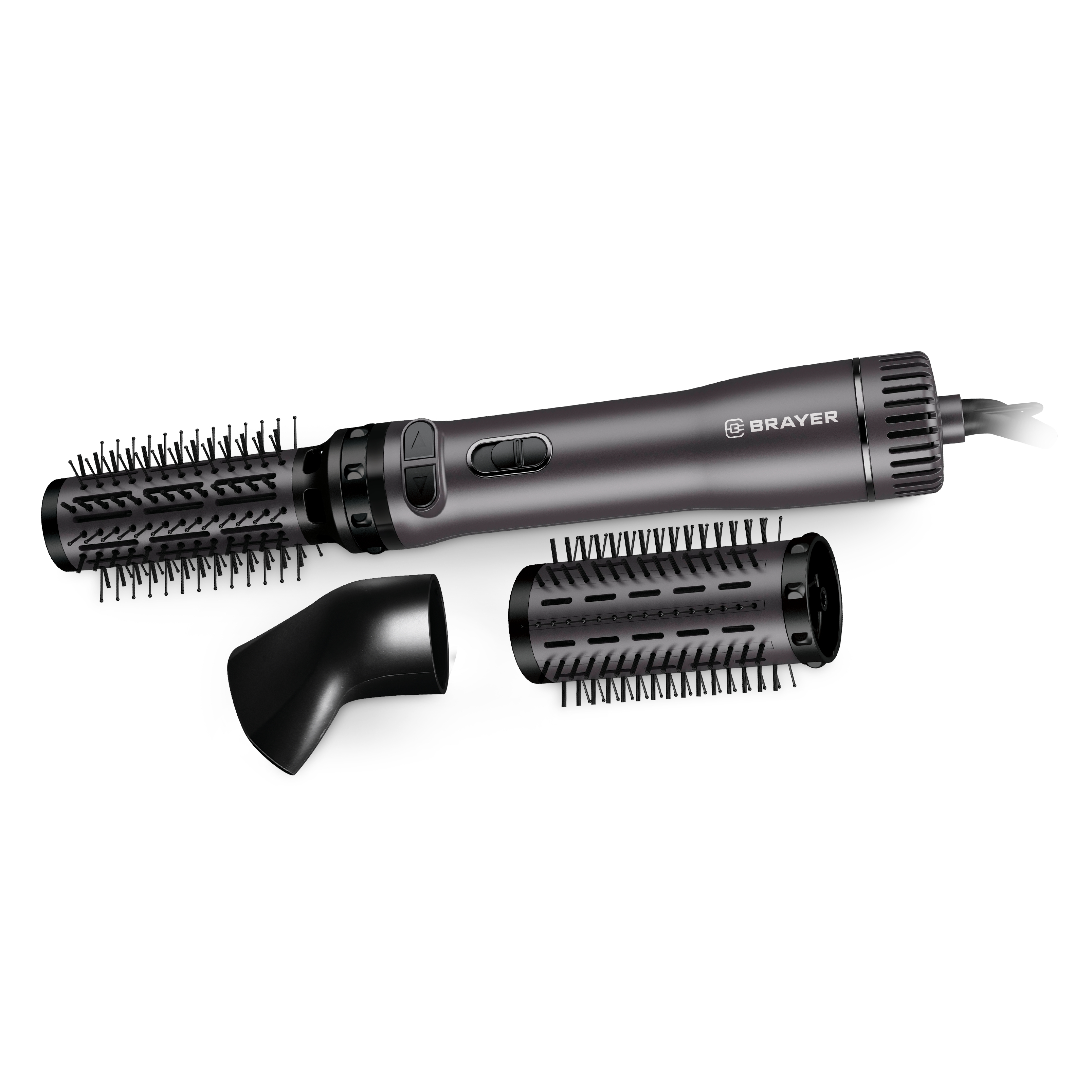 

Фен-щетка Brayer 3137BR 1000 Вт серый, 3137BR