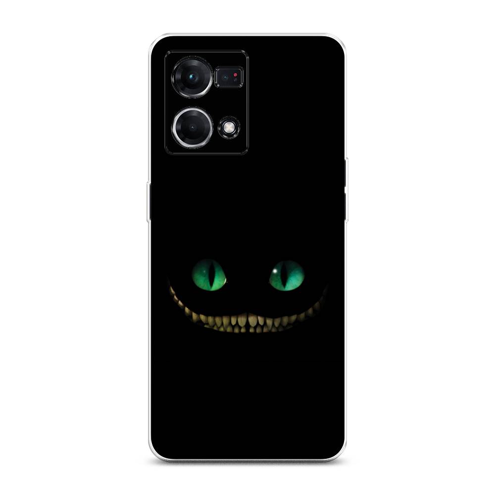 

Чехол Awog для Oppo Reno 8 4G "Зеленоглазый чеширский кот", Черный, 2511450-10