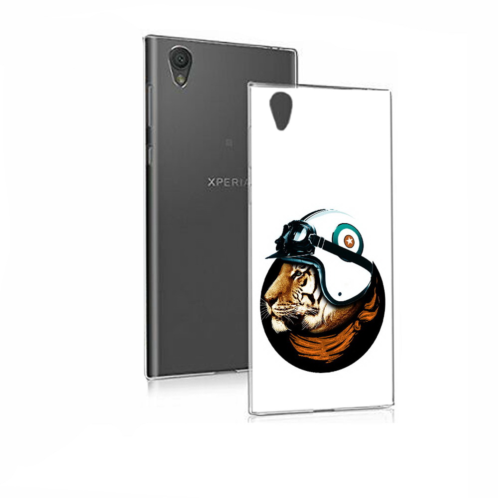 

Чехол MyPads Tocco для Sony Xperia E5 Тигр в шлеме (PT50363.248.171), Прозрачный, Tocco