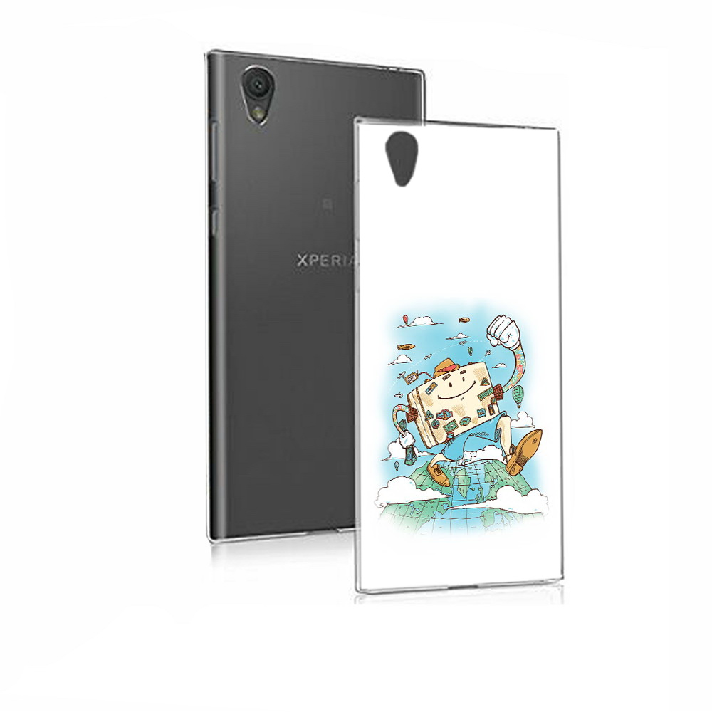 

Чехол MyPads Tocco для Sony Xperia E5 Счастливый чемодан (PT50363.248.166), Прозрачный, Tocco