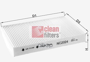 

CLEAN FILTERS Фильтр салонный CLEAN FILTERS NC2024