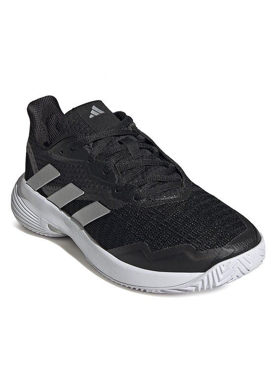 

Кроссовки женские Adidas CourtJam Control ID1545 черные 39 1/3 EU, Черный, CourtJam Control ID1545