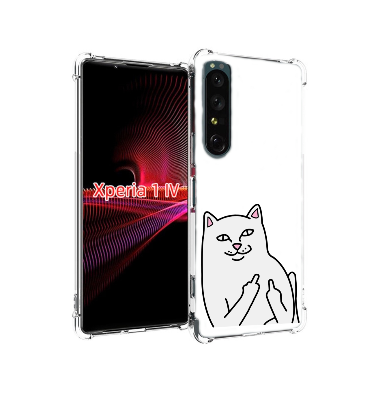 

Чехол накладка MyPads котяра для Sony Xperia 1 IV, Прозрачный, Tocco
