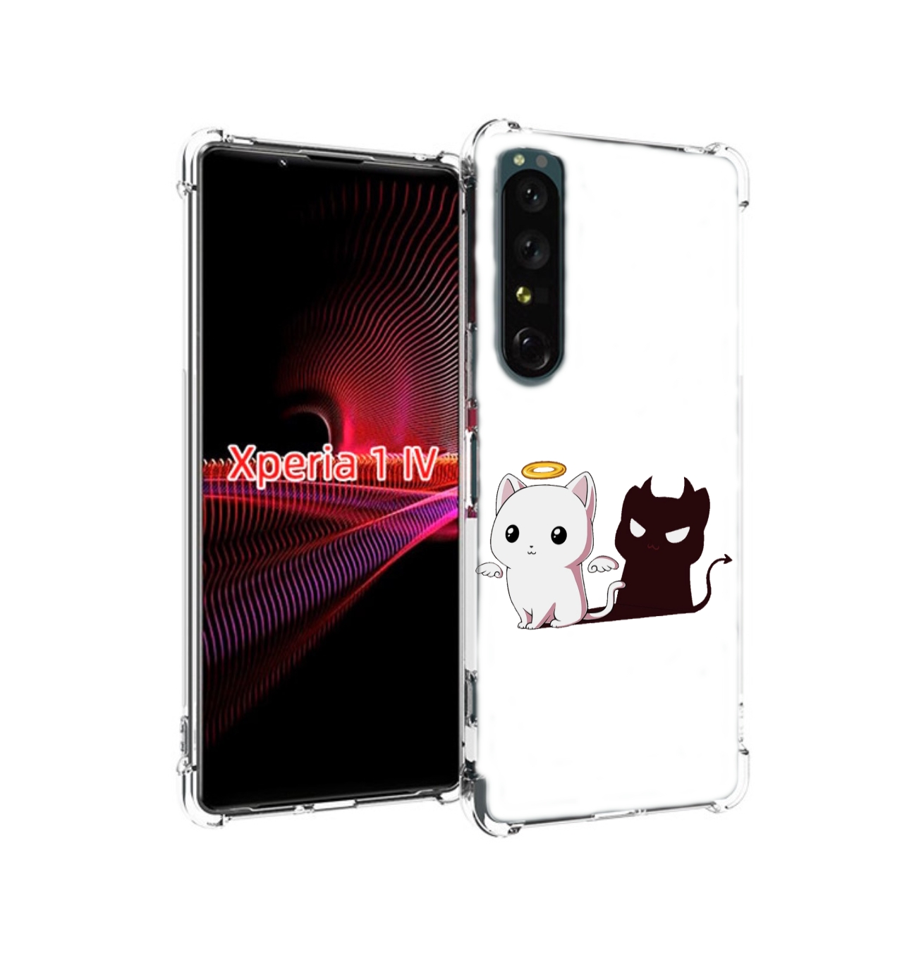 

Чехол накладка MyPads котик-с-злой-тенью для Sony Xperia 1 IV, Прозрачный, Tocco