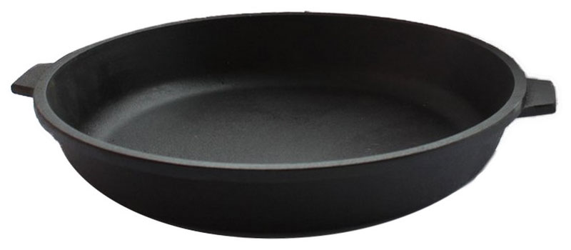 Сковорода универсальная Камская посуда 32 см черный у3250 чугунная 320х50
