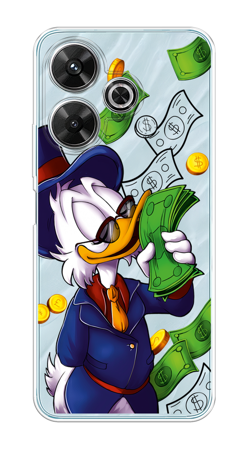 

Чехол на Xiaomi Redmi Note 13R/Redmi 13, Poco M6 4G/M6 Plus "Scrooge McDuck with Money", Синий;зеленый;белый, 322550-1