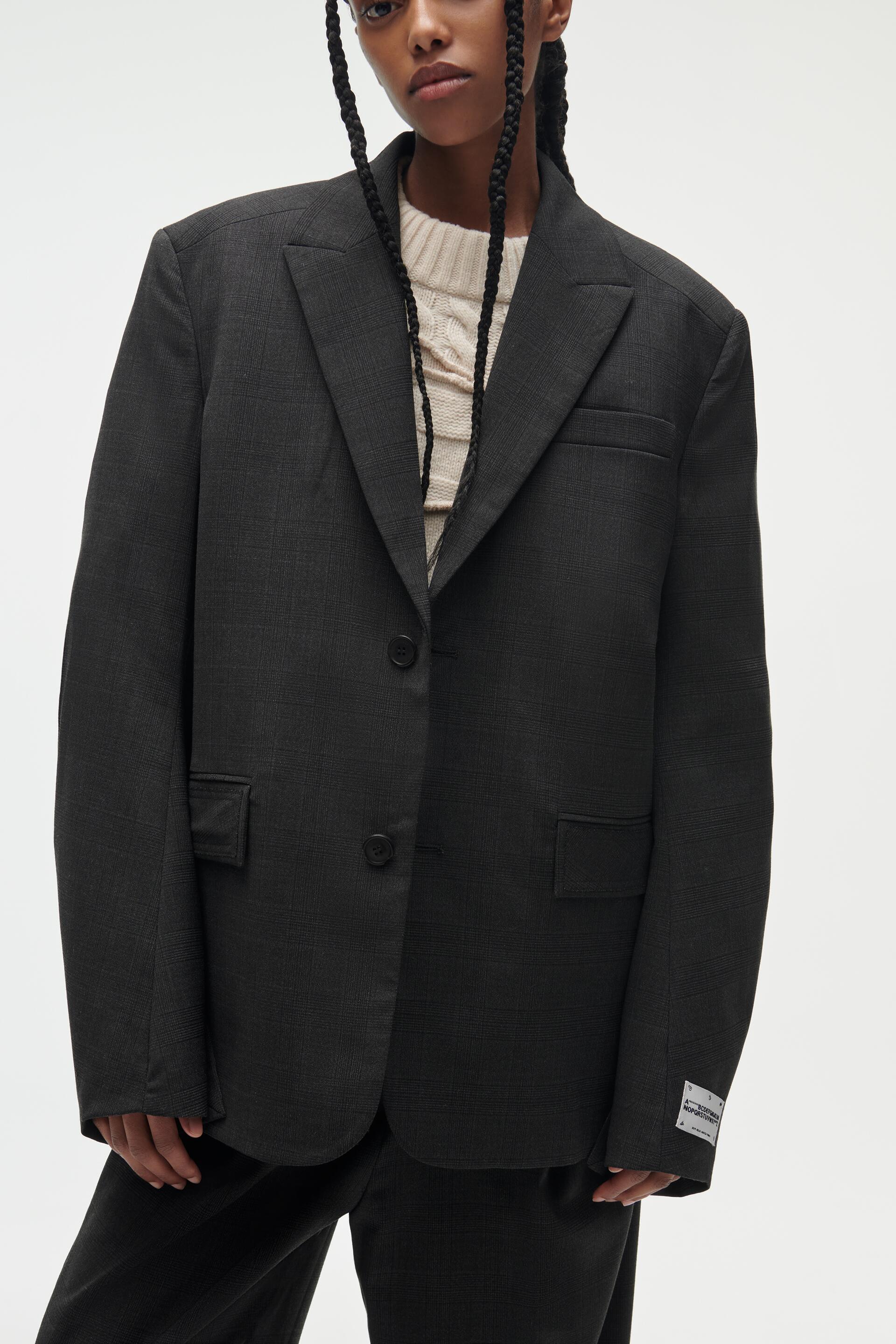 

Пиджак женский ZARA 02008603 серый S (доставка из-за рубежа), 02008603