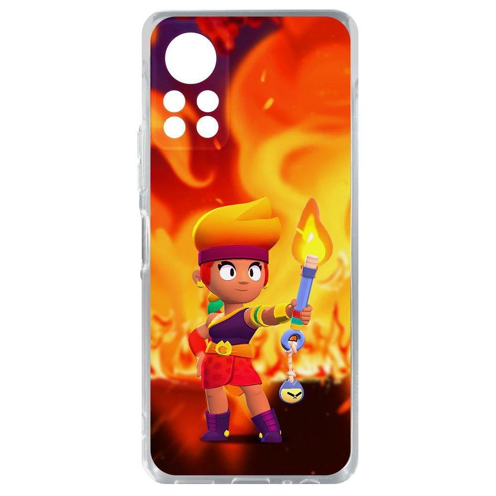 

Чехол-накладка Brawl Stars-Амбер для Infinix Hot 11S NFC, Прозрачный