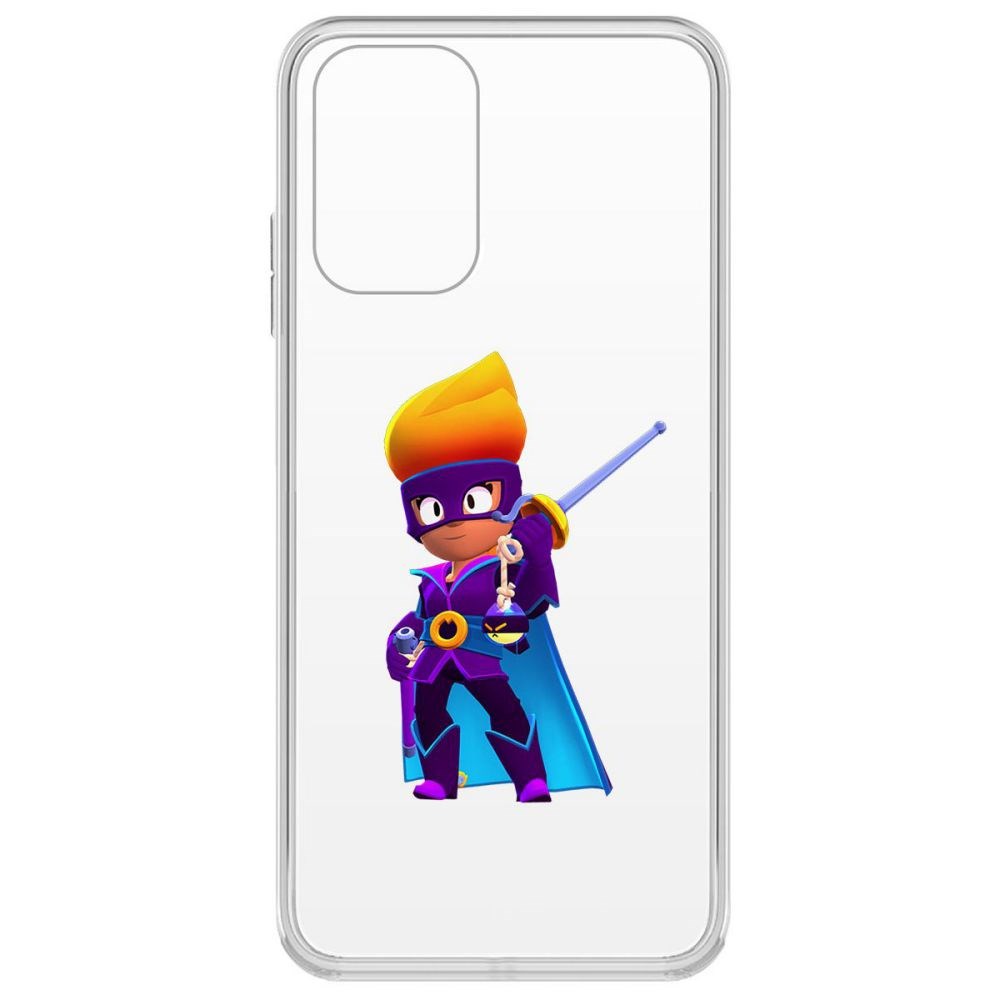 

Чехол-накладка Brawl Stars-Амбер де Ла Вега для Poco M5s, Прозрачный