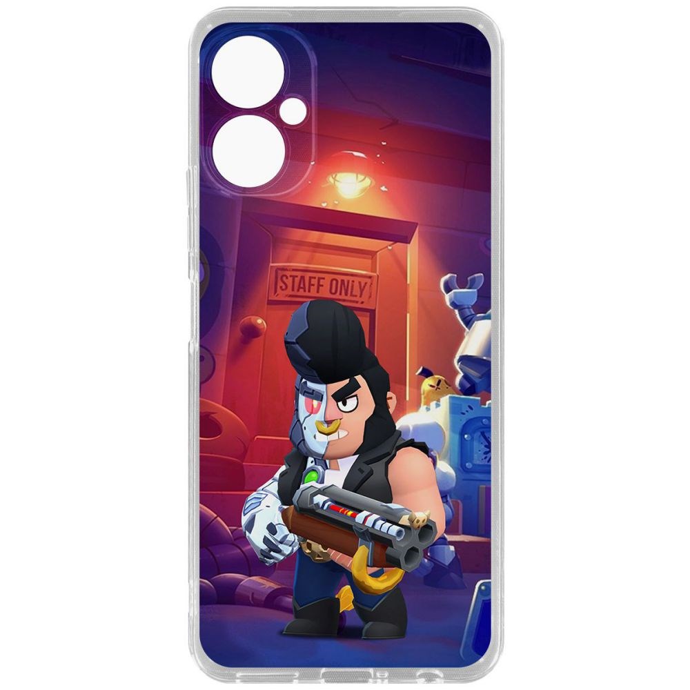 

Чехол-накладка Brawl Stars-Б-800 для Tecno Spark 9 Pro, Прозрачный
