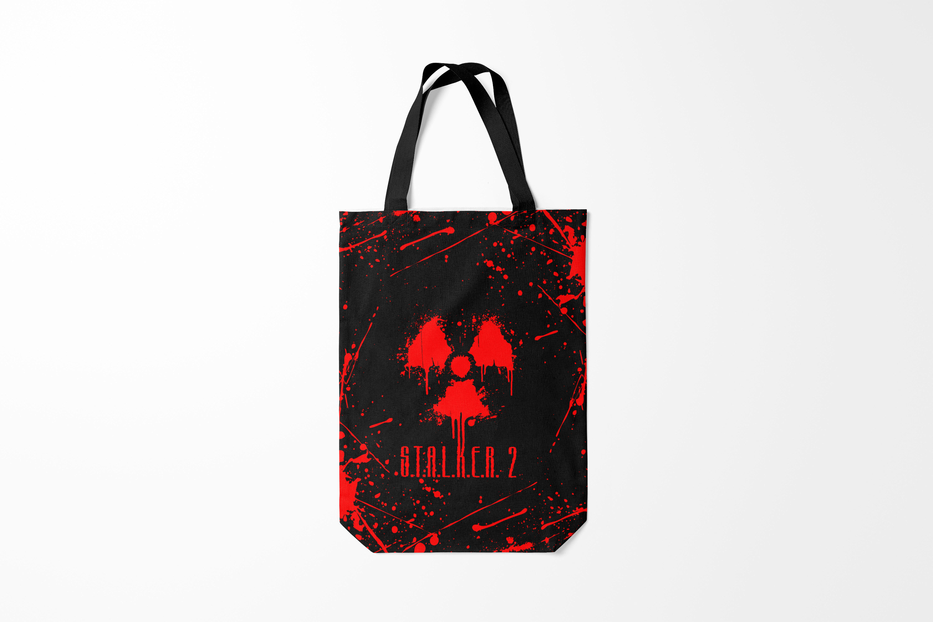 

Сумка шoппер унисекс Burnettie Stalker S.T.A.L.K.E.R. 2, черный; белый, Stalker S.T.A.L.K.E.R. 2