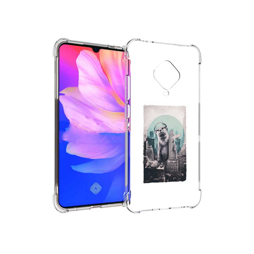 

Чехол MyPads Tocco для Vivo V17 выдра в городе (PT147343.378.283), Прозрачный, Tocco