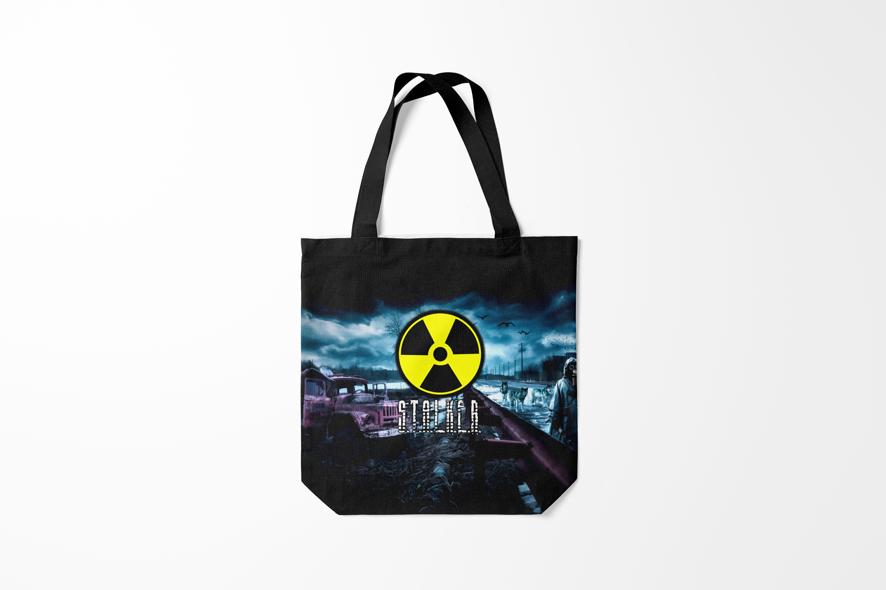 

Сумка шoппер унисекс Burnettie Stalker S.T.A.L.K.E.R., черный, Stalker S.T.A.L.K.E.R.