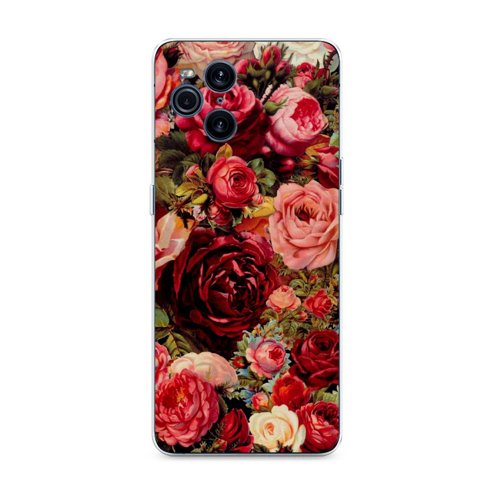 

Чехол Awog на Oppo Find X3 Pro "Розы винтажные", 255750-8